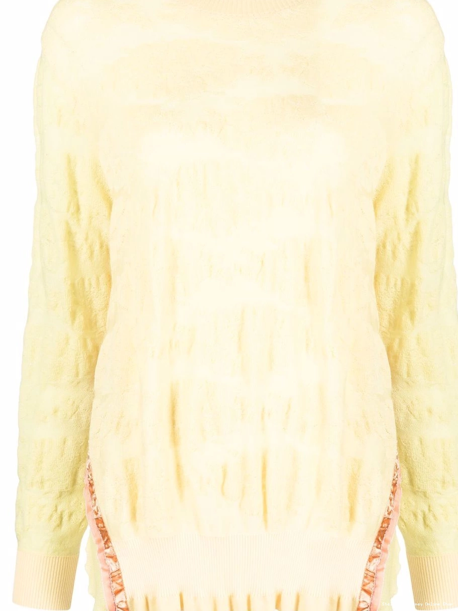 Cheap Women Stella cotton McCartney jumper crocheted-panel 0419